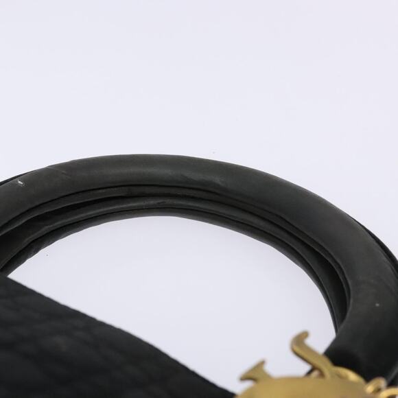 DIOR Canage Lady DIOR Hand Bag Nylon Black Gold - Picture 8 of 12